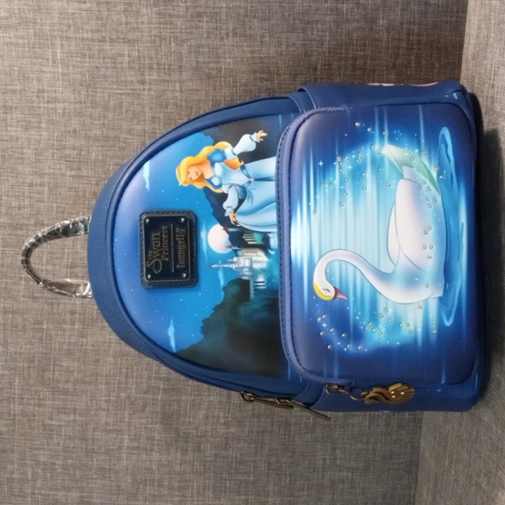 Loungefly Swan Princess Castle Scene Mini Backpack - NwT